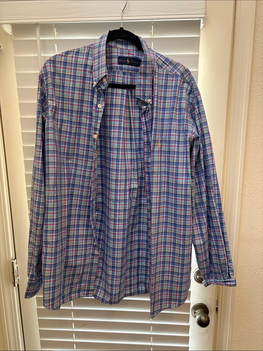 Polo by Ralph Lauren Blue Multi-Color Plaid Button-Down Shirt